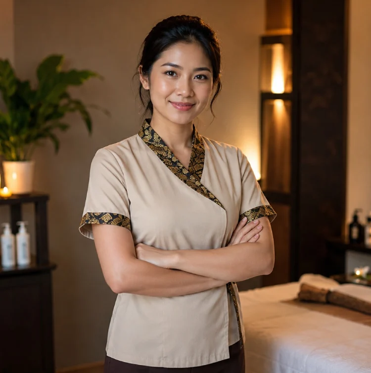 Pakistani spa therapist Rangeela Ajman
